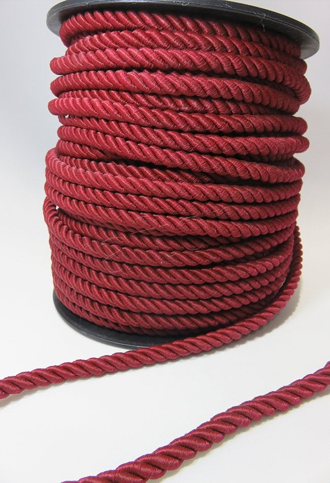 perde kordonu 8 mm bordo 1342