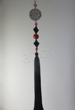 perde aksesuarı püsküllü anahtarlık 9364