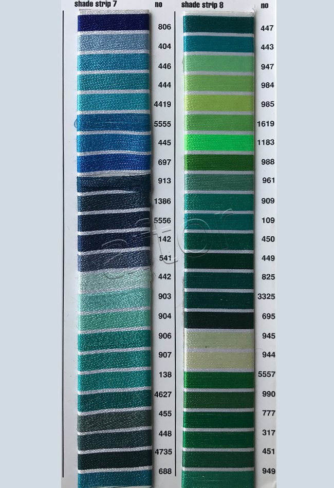 püskül 40 cm  kartela-4 Strip-8 No: 825