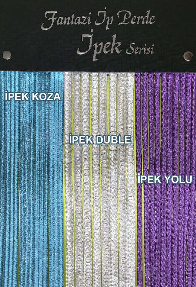 ip perde ipek duble serisi İpek Duble-006 Pembe-Gümüş