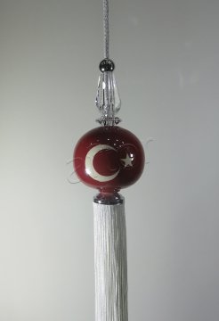 perde sarkıtı porselen ay yıldız sarkıt  9090