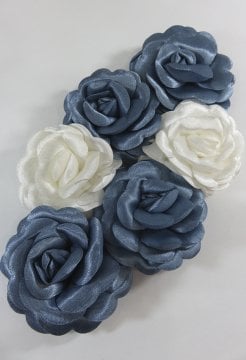 kruvaze gülü fon perde ve kruvaze perde elyaflı gül 0943