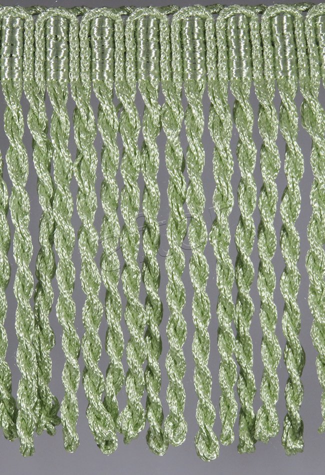 perde saçağı burgulu (açık fıstık yeşili) 3247