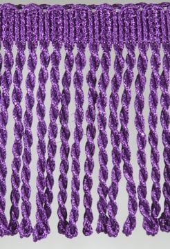 perde saçağı burgulu (mor) 3249