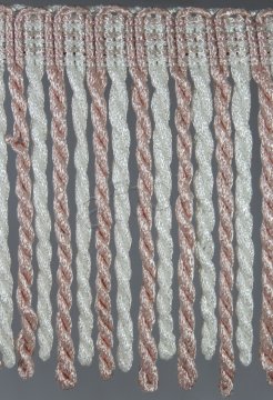 perde saçağı burgulu floş  (pudra ekru çift renk) 3295