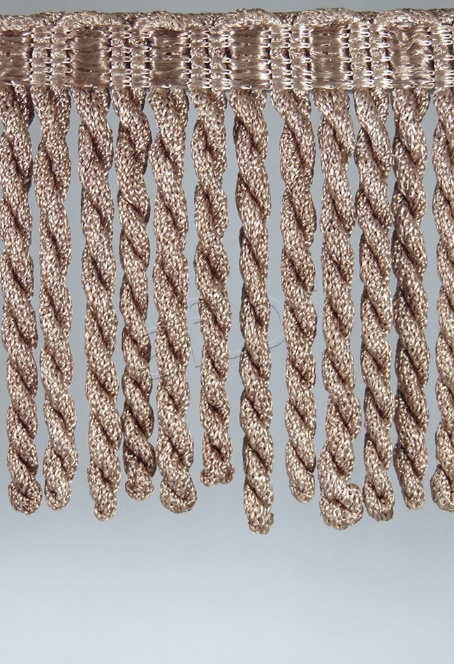 perde saçağı burgulu floş  (vizon) 3300