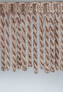 perde saçağı burgulu floş  (vizon) 3300