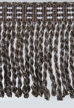 perde saçağı burgulu (kahve) 3314