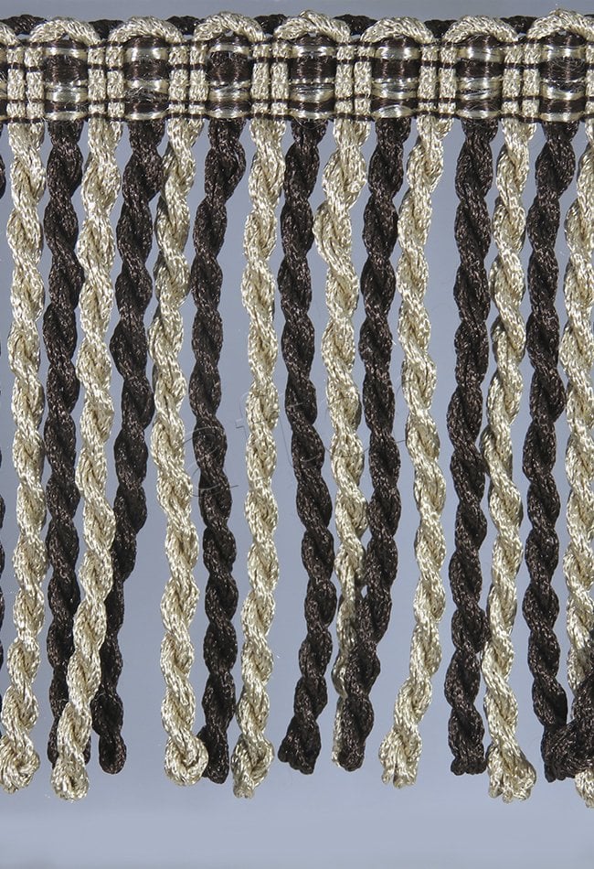 perde saçağı burgulu (kahve krem çift renk) 3339