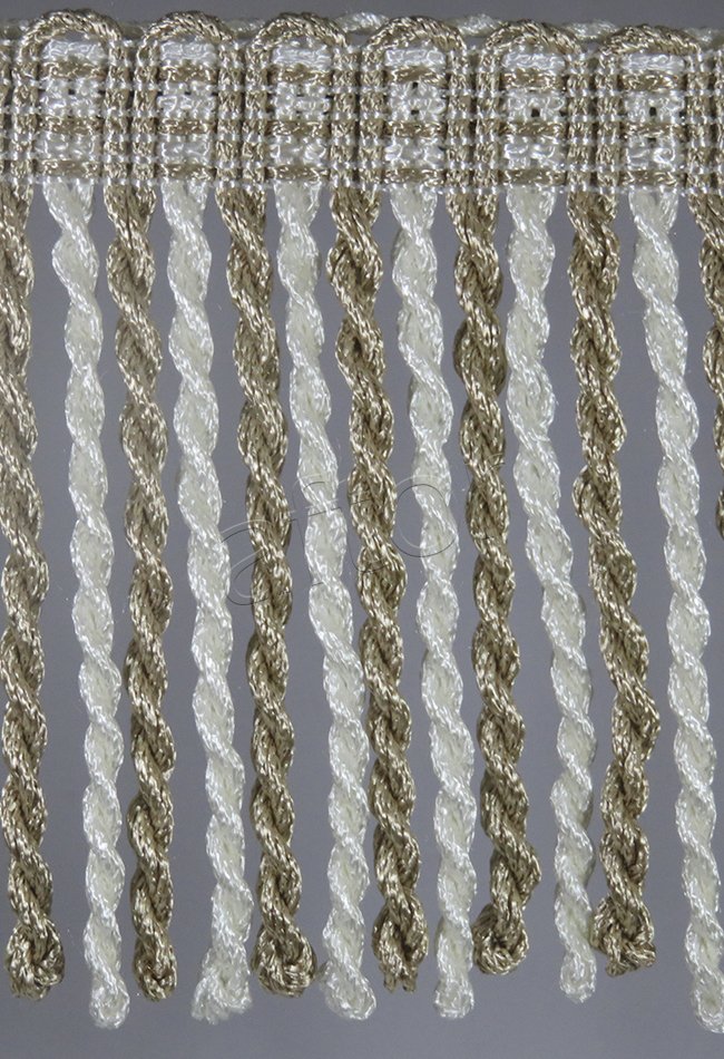 perde saçağı burgulu (vizon krem çift renk) 3376