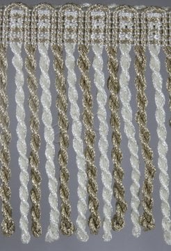 perde saçağı burgulu (vizon krem çift renk) 3376