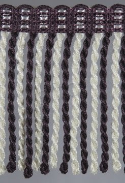 perde saçağı burgulu (patlıcan moru krem çift renk) 3385