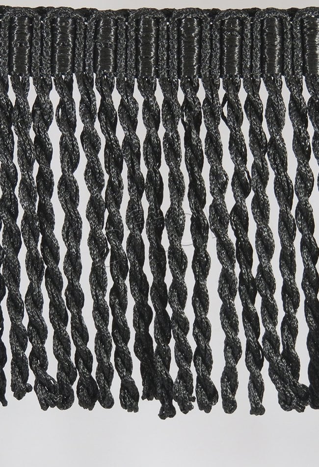 perde saçağı burgulu (siyah) 3418