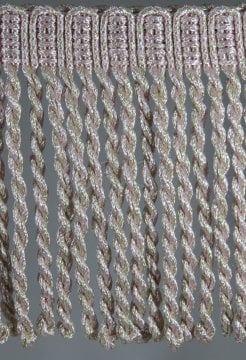 perde saçağı burgulu (pudra) 3435