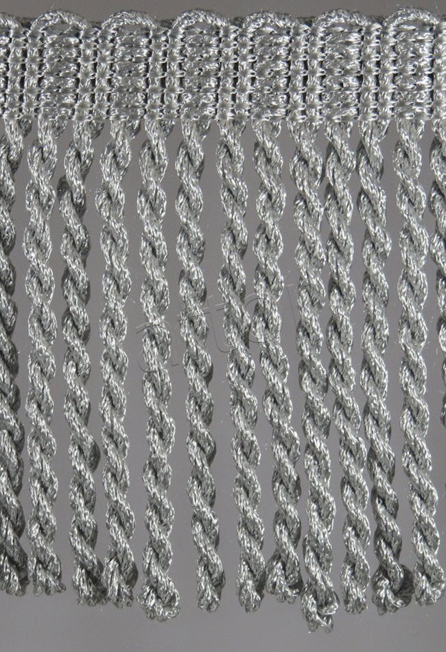 perde saçağı burgulu (gri) 3444
