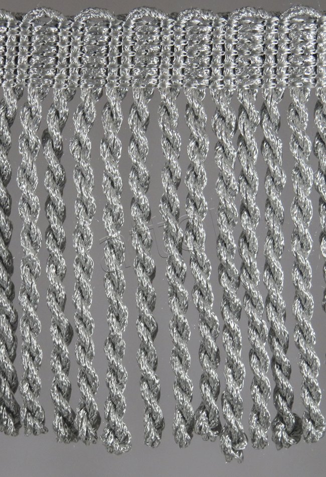 perde saçağı burgulu (gri) 3444