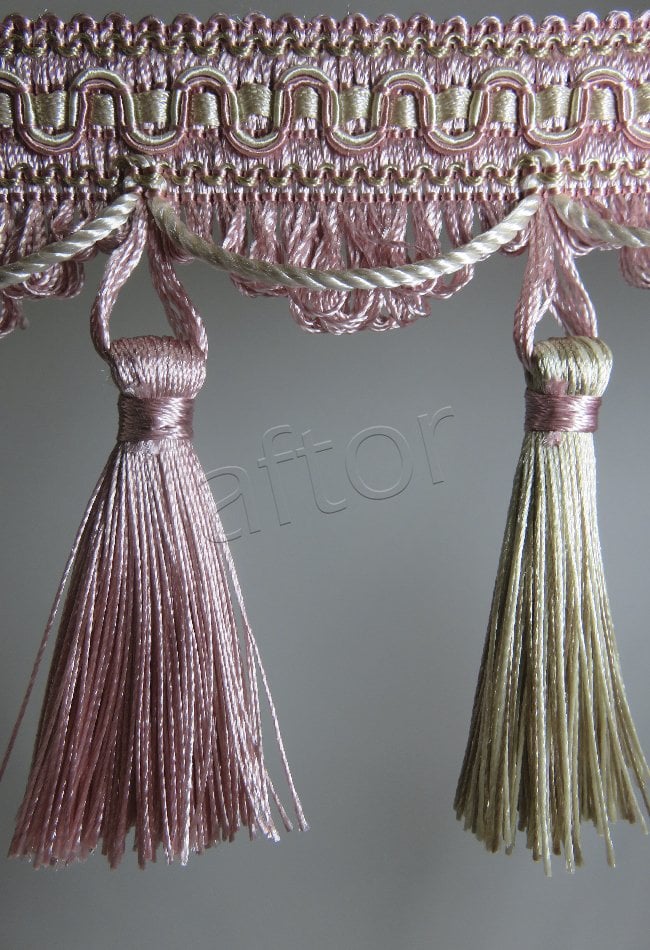 perde saçağı püsküllü rosa 01(v-3) 9504