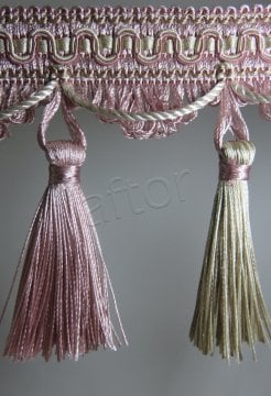 perde saçağı püsküllü rosa 01(v-3) 9504