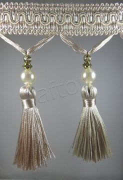 perde saçağı inci püsküllü rosa 03 (v-1) 9539