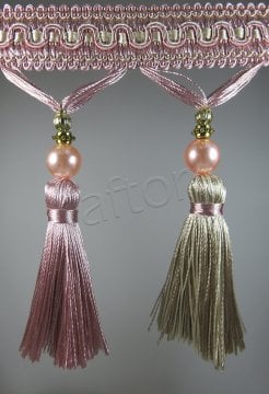 perde saçağı inci püsküllü rosa 03(v-3) 9549