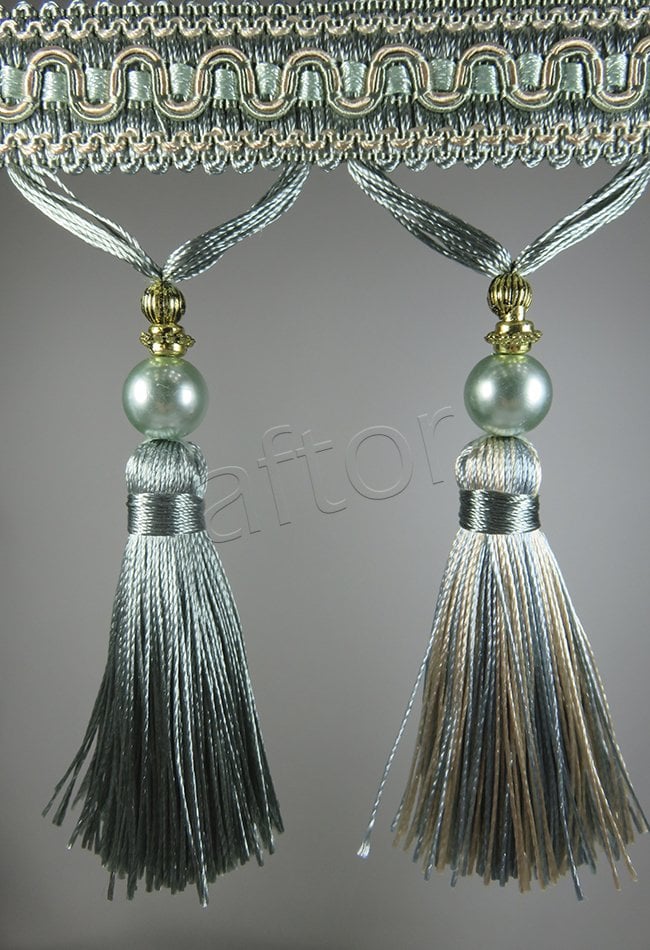 perde saçağı inci püsküllü  rosa 03 (v-4) 9551