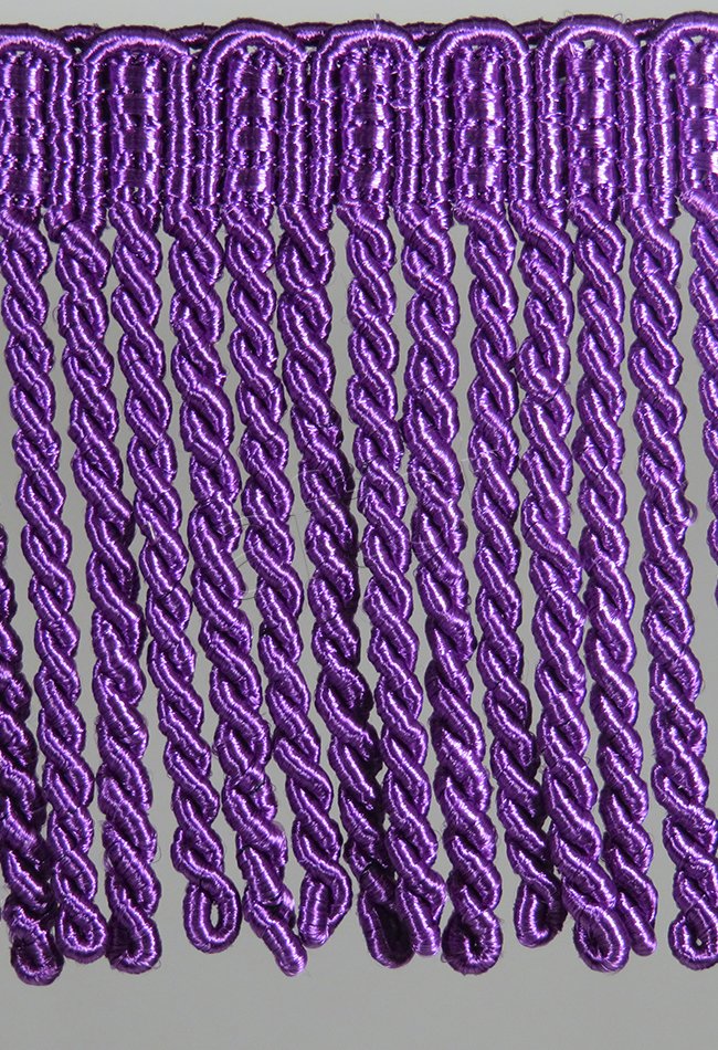 perde saçağı  burgulu (mor) 3486