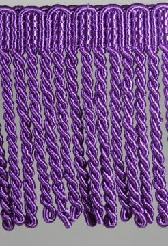 perde saçağı  burgulu (mor) 3486