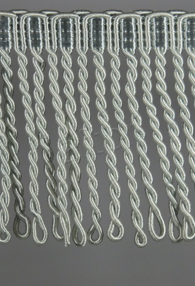 perde saçağı  burgulu (açık su yeşili) 3498