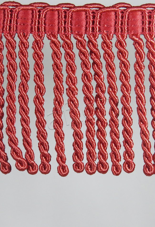 perde saçağı  burgulu (kırmızı) 3500