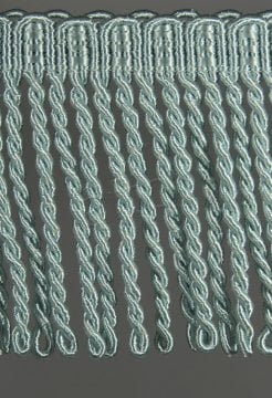 perde saçağı  burgulu (açık turkuaz) 3573