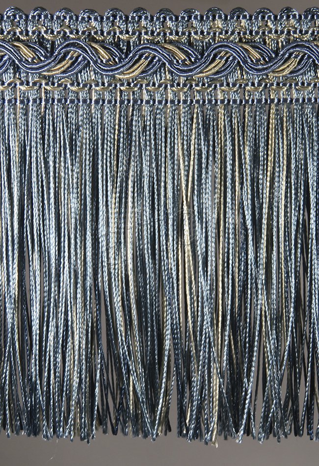 perde saçağı 100 saçak  fırfırlı (mavi vizon çift renk) 2881