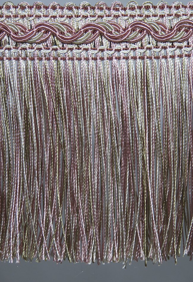 perde saçağı 100 saçak fırfırlı (pembe krem çift renk) 2883