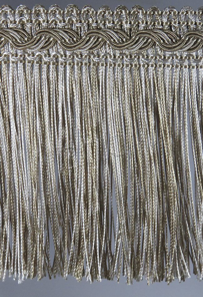 perde saçağı 100 saçak  fırfırlı (vizon krem çift renk) 2889