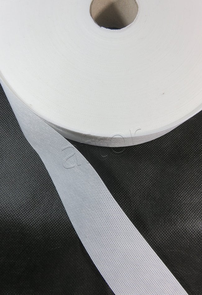 perde şeridi polyester 6 cm 'lik (100 mt'lik top)1325