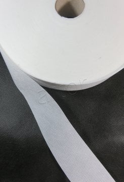 perde şeridi polyester 6 cm 'lik (100 mt'lik top)1325