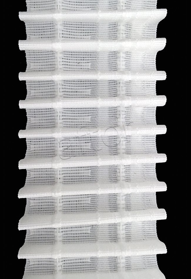 perde ekstraforu öz-iş 2701-C perde büzgü şeridi tekli pile (60 mm) 50 mt lik top