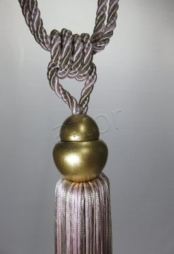 braçol perde fon bağı toplama barok pudra vizon -1394