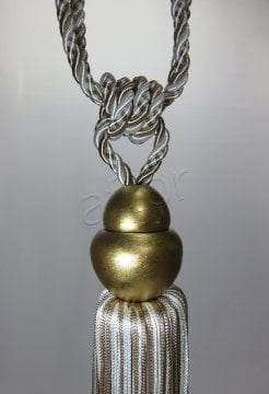 braçol perde fon bağı toplama barok vizon krem -1395