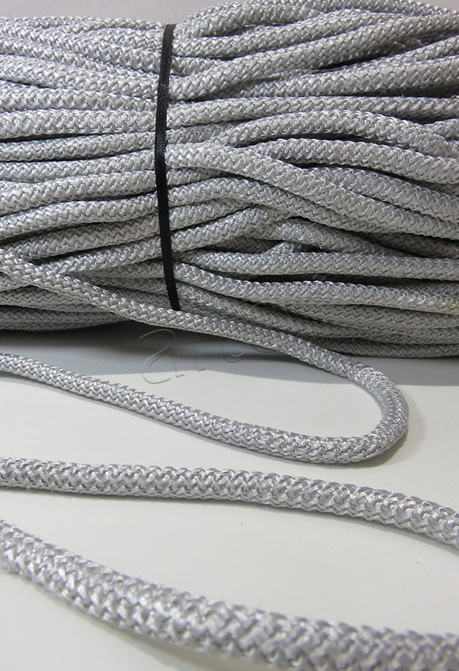 perde kordonu 8 mm 100 mt'lik top gri 1357