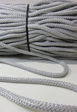 perde kordonu 8 mm 100 mt'lik top gri 1357