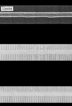 perde ekstraforu öz-iş 2360-m misinalı tekli pile perde büzgü şeridi