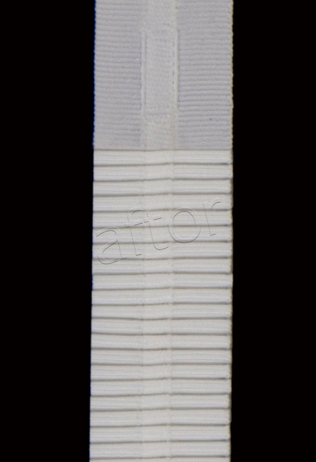 perde ekstraforu öz-iş 2360 tekli pile perde büzgü şeridi (25 mm) 100 mt lik top