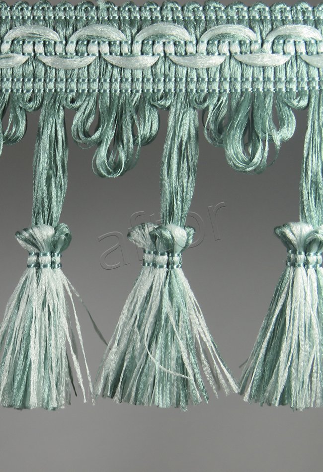 perde saçağı  püsküllü (cam göbeği) 3649