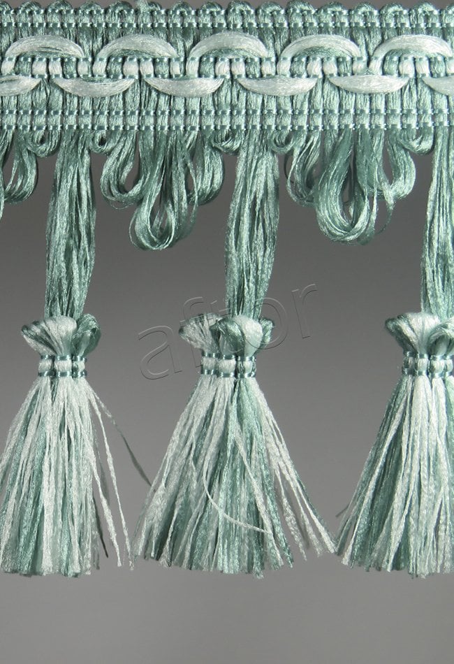 perde saçağı  püsküllü (cam göbeği) 3649