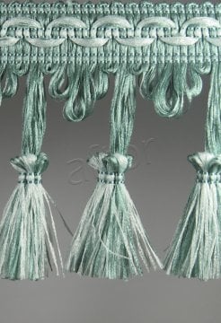 perde saçağı  püsküllü (cam göbeği) 3649