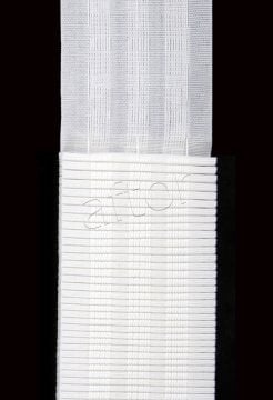 perde ekstraforu öz-iş 3173 tekli pile perde büzgü şeridi (78 mm) 50 mt lik top