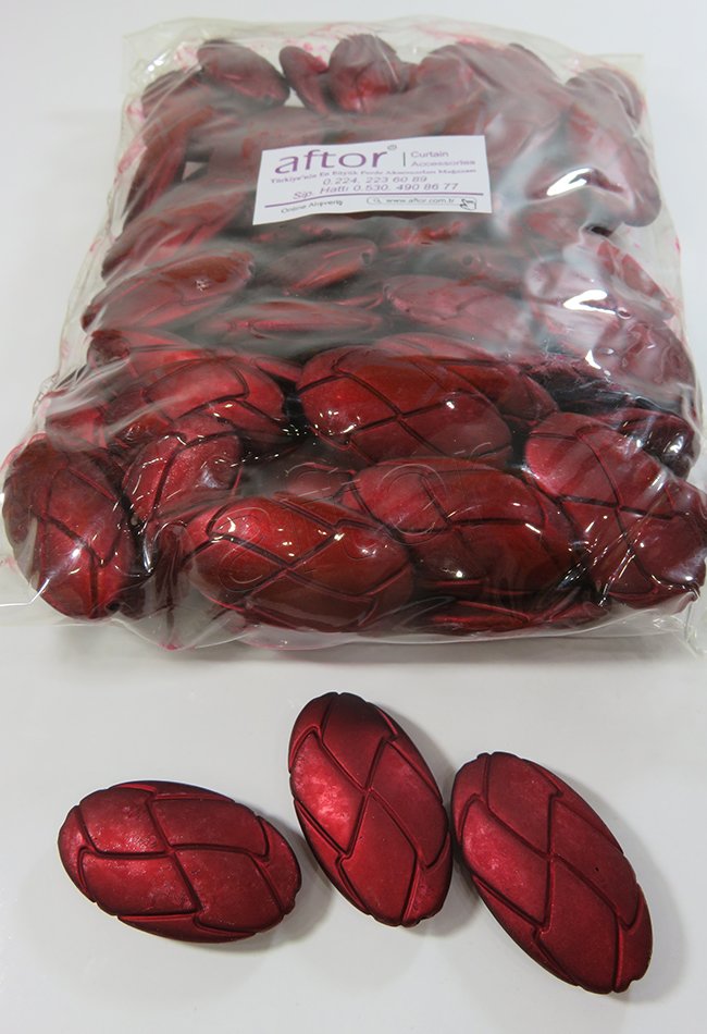 boncuk silgi boncuk bordo 0050