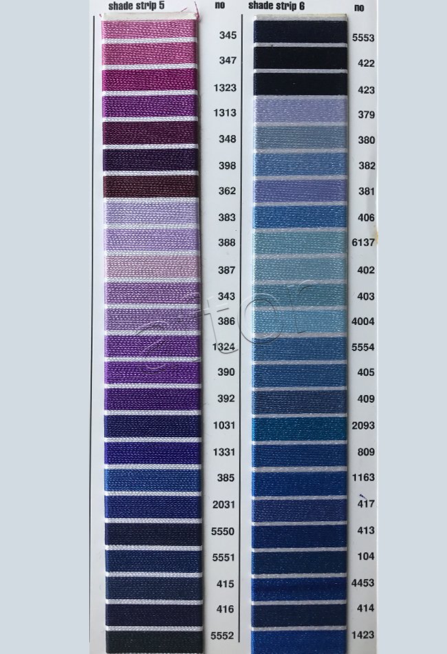 püskül 60 cm kartela-3 Strip-6 No: 423