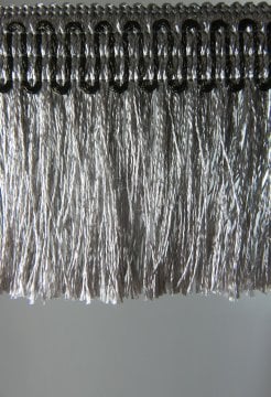 perde saçağı fırfırlı ip saçak gri 0139