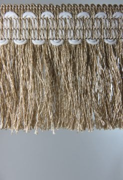 perde saçağı fırfırlı ip saçak vizon 0149